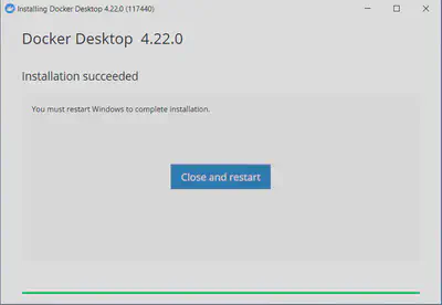 Install Docker Desktop 5